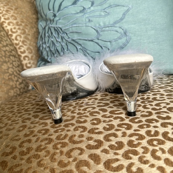 NIP Ellie feather kitten heel mules - Picture 4 of 8